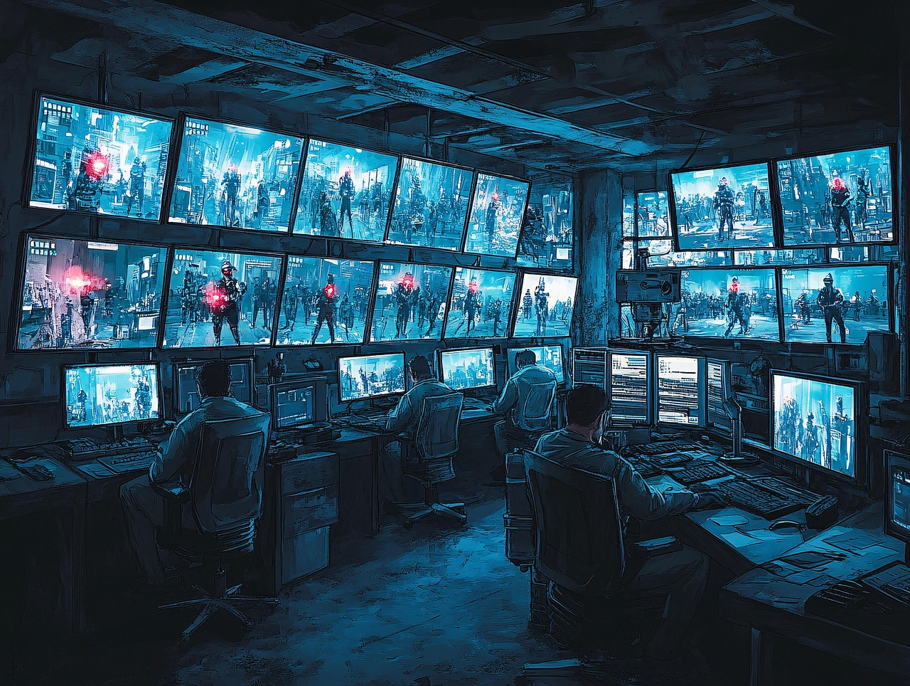 Контролна зала за наблюдение